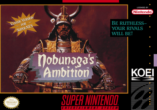 Nobunaga's Ambition - Lord of Darkness original box art cover
