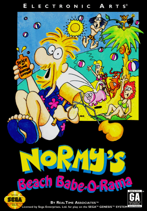 Normy's Beach Babe-O-Rama original box art cover