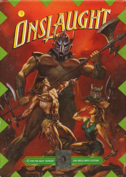 Onslaught original box art cover