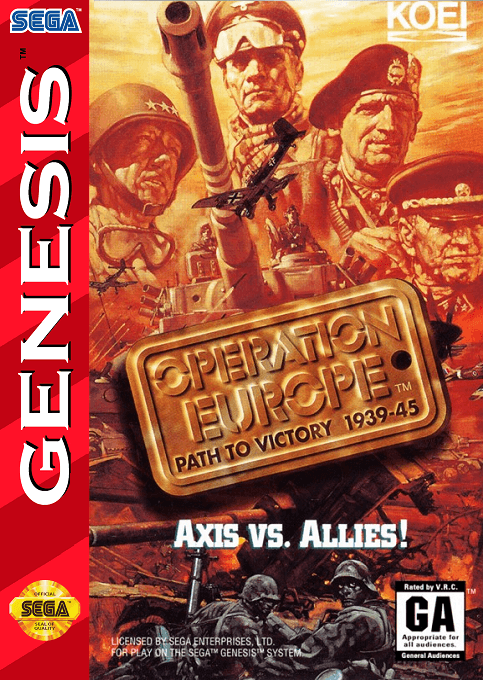 Operation Europe - Path to Victory 1939-45 original box art cover