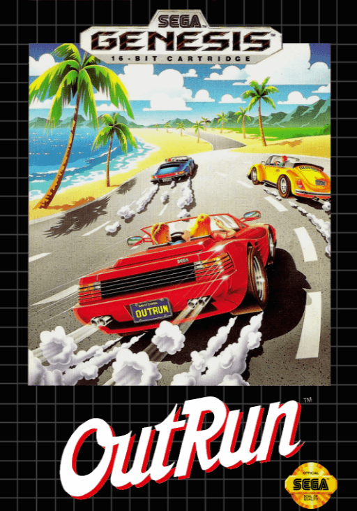 OutRun original box art cover