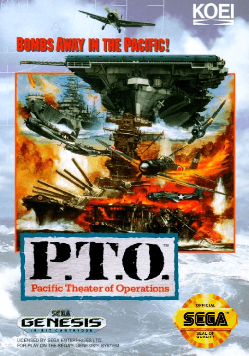 P.T.O. - Pacific Theater of Operations original box art cover