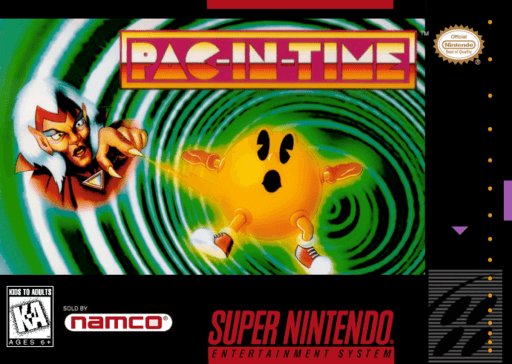 Pac-in-Time original box art cover