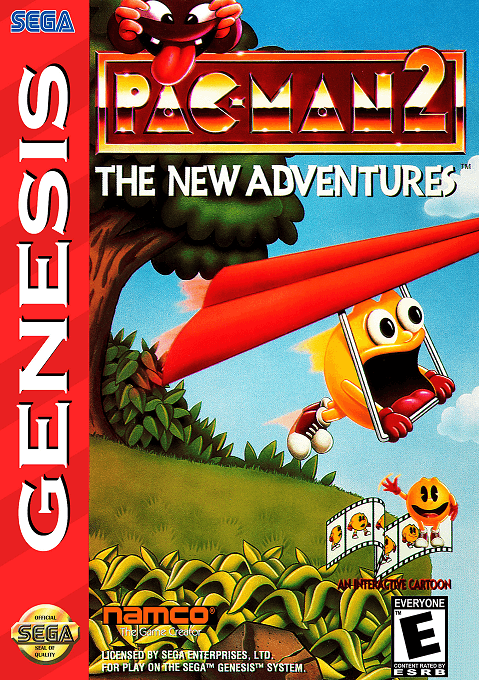 Pac-Man 2 - The New Adventures original box art cover