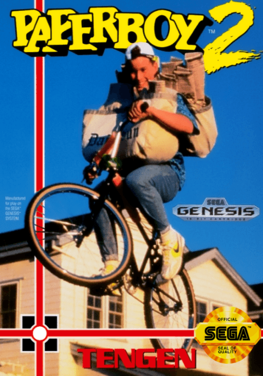Paperboy 2 original box art cover