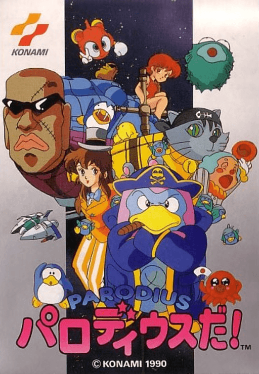 Parodius da! original box art cover
