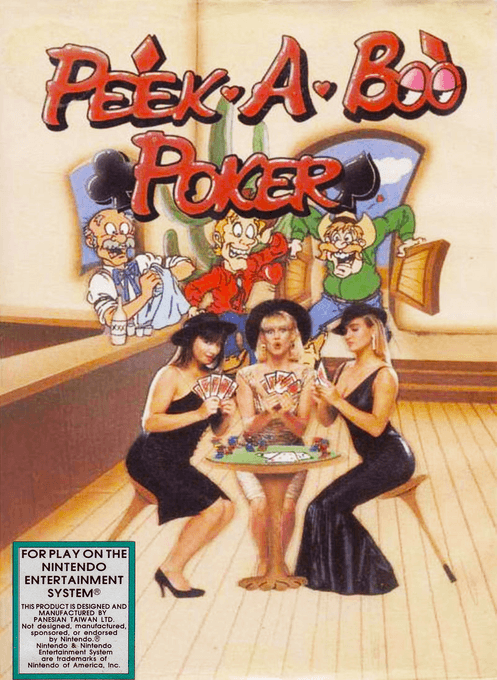 Peek-A-Boo Poker original box art cover