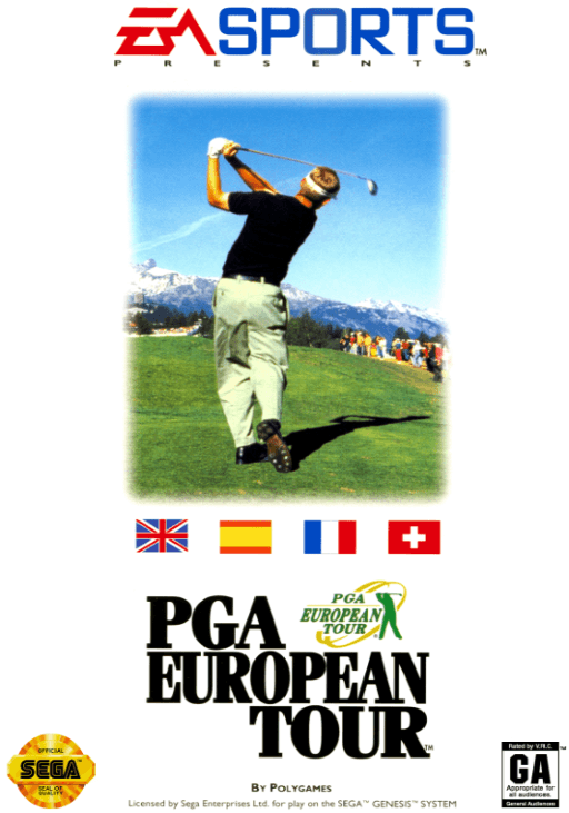 PGA European Tour original box art cover