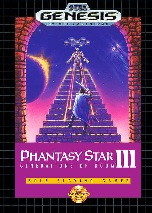 Phantasy Star 3 - Generations of Doom original box art cover