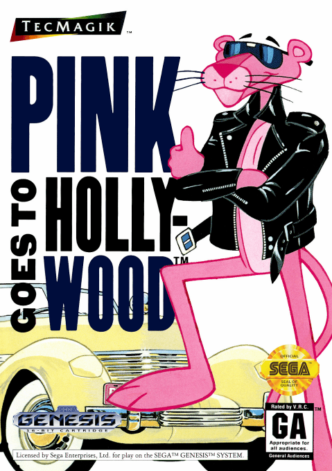 Pink Goes to Hollywood original box art cover