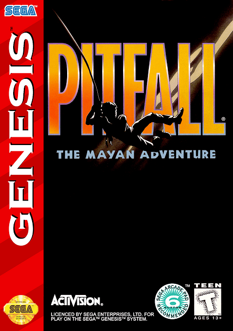 Pitfall - The Mayan Adventure original box art cover