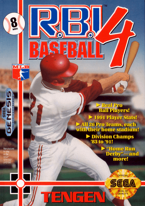 R.B.I. Baseball 4 original box art cover