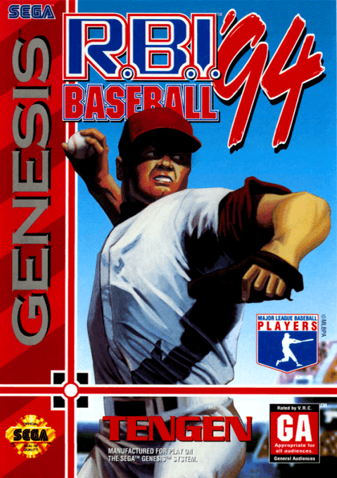 R.B.I. Baseball '94 original box art cover