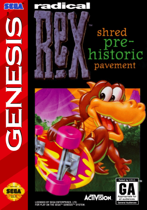Radical Rex original box art cover