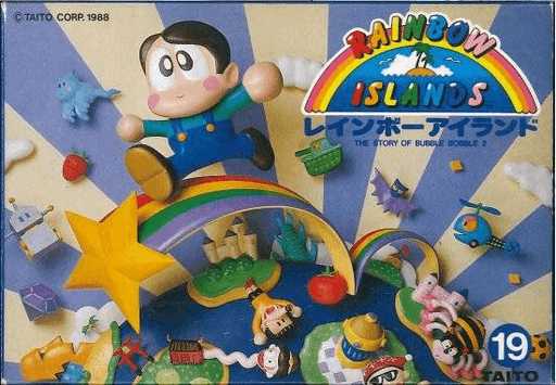 Rainbow Islands - The Story of Bubble Bobble 2 original box art cover