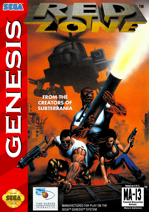 Red Zone original box art cover