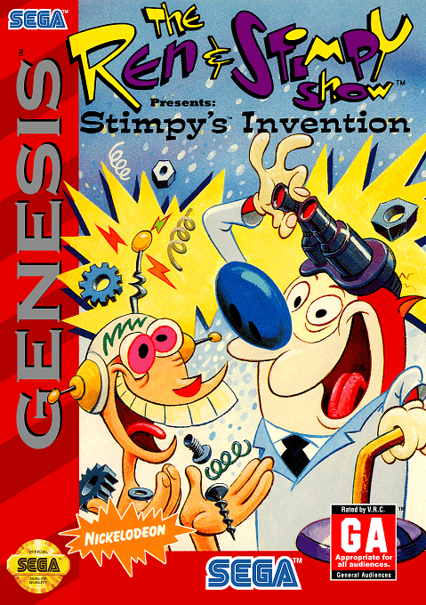 Ren & Stimpy Show Presents, The - Stimpy's Invention original box art cover