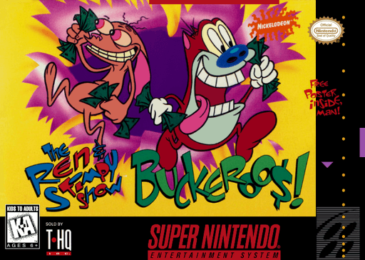 Ren & Stimpy Show, The - Buckeroos! original box art cover