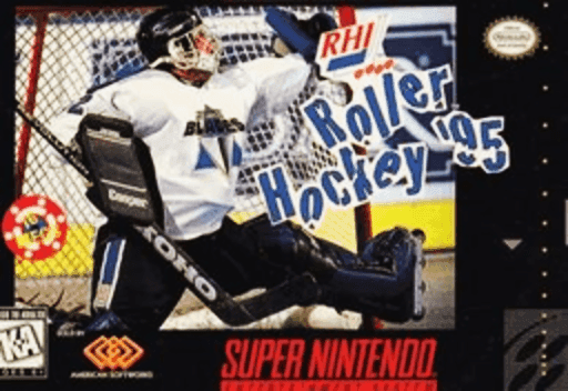 RHI Roller Hockey '95 original box art cover