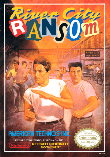 River City Ransom original box art cover