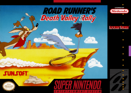 Road Runner's Death Valley Rally original box art cover