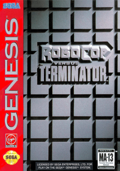 RoboCop versus The Terminator original box art cover