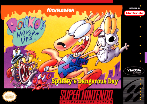 Rocko's Modern Life - Spunky's Dangerous Day original box art cover