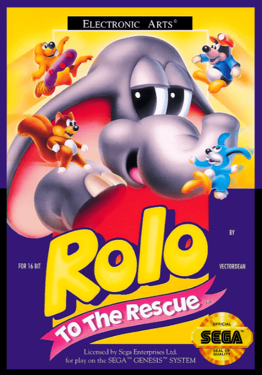 Rolo to the Rescue original box art cover