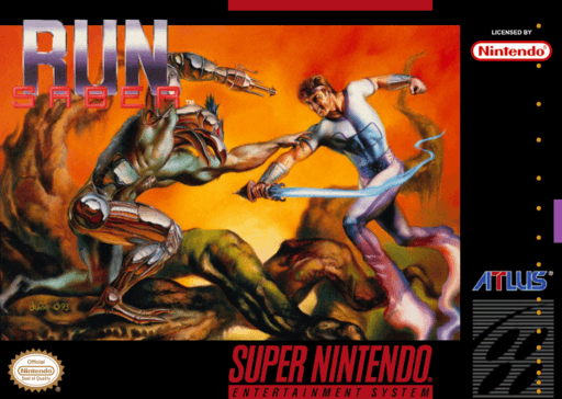 Run Saber original box art cover