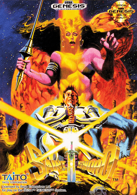 Saint Sword original box art cover