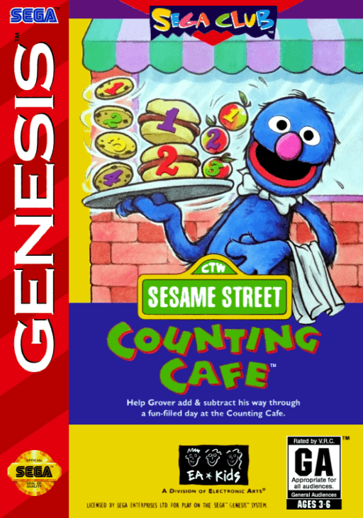 Sesame Street Counting Cafe original box art cover