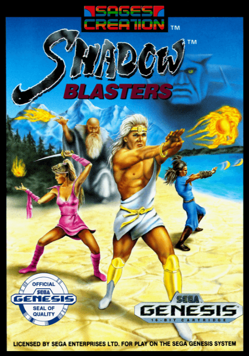 Shadow Blasters original box art cover