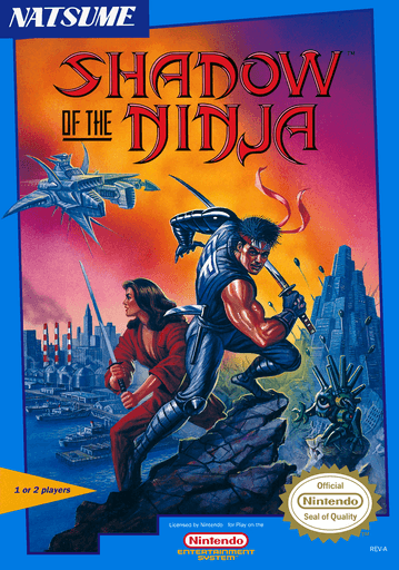 Shadow of the Ninja original box art cover