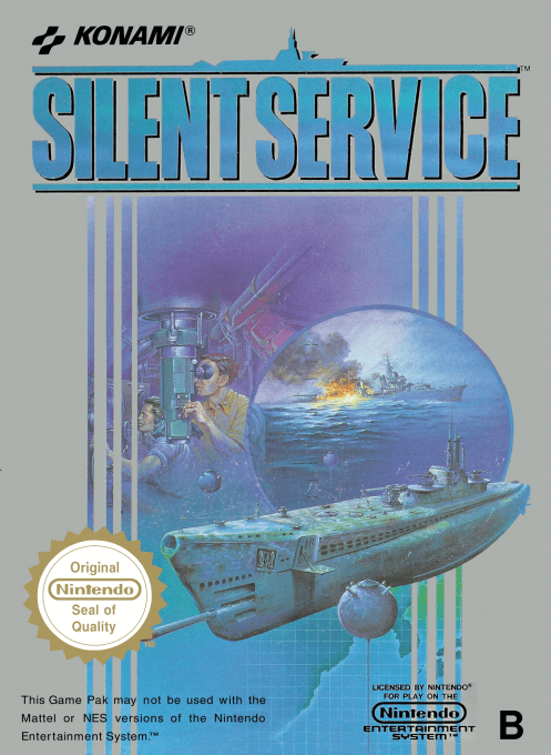 Silent Service (Europe) original box art cover