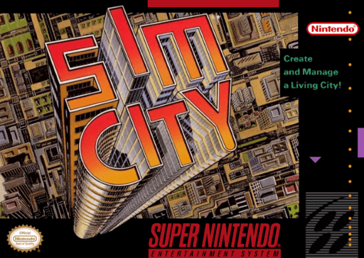 Sim City original box art cover