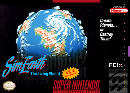 Sim Earth - The Living Planet original box art cover