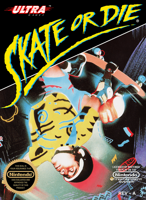 Skate or Die! (Europe) original box art cover