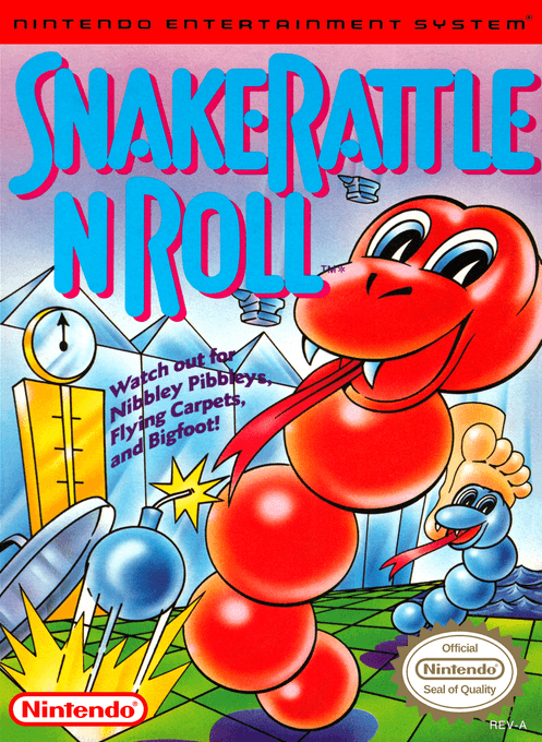 Snake Rattle'n Roll (Europe) original box art cover