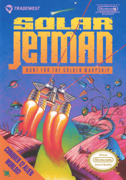 Solar Jetman - Hunt for the Golden Warpship original box art cover