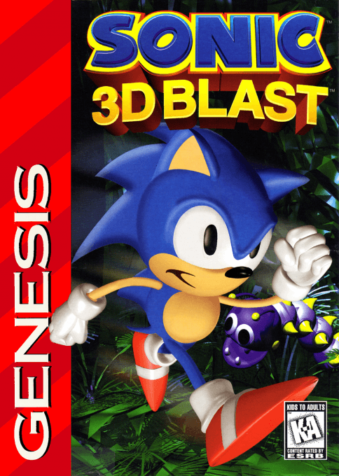 Sonic 3D Blast original box art cover
