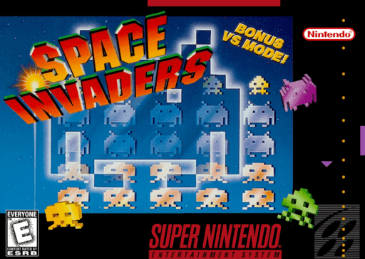 Space Invaders original box art cover