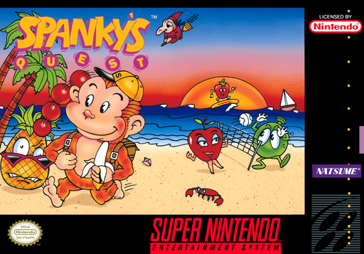 Spanky's Quest original box art cover