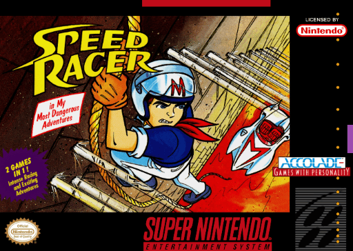 Speed Racer in My Most Dangerous Adventures original box art cover