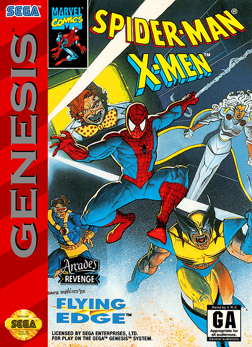 Spider-Man X-Men - Arcade's Revenge original box art cover