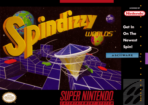 Spindizzy Worlds original box art cover