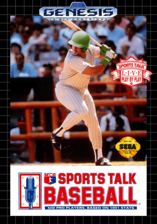 Sports Talk Baseball original box art cover