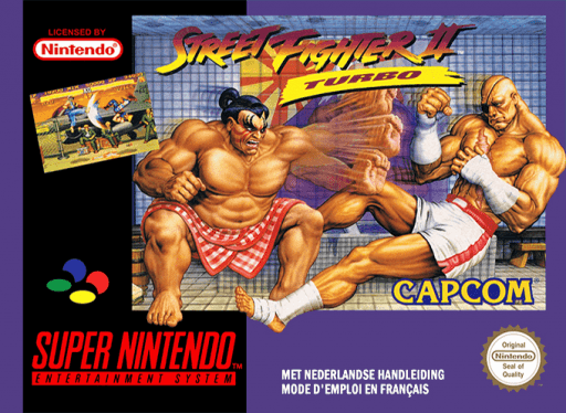 Street Fighter 2 Turbo original box art cover