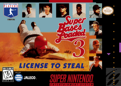 Super Bases Loaded 3 - License to Steal original box art cover