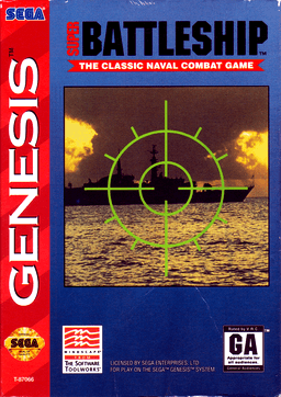 Super Battleship - The Classic Naval Combat Game original box art cover