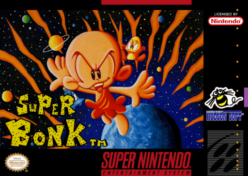Super Bonk original box art cover